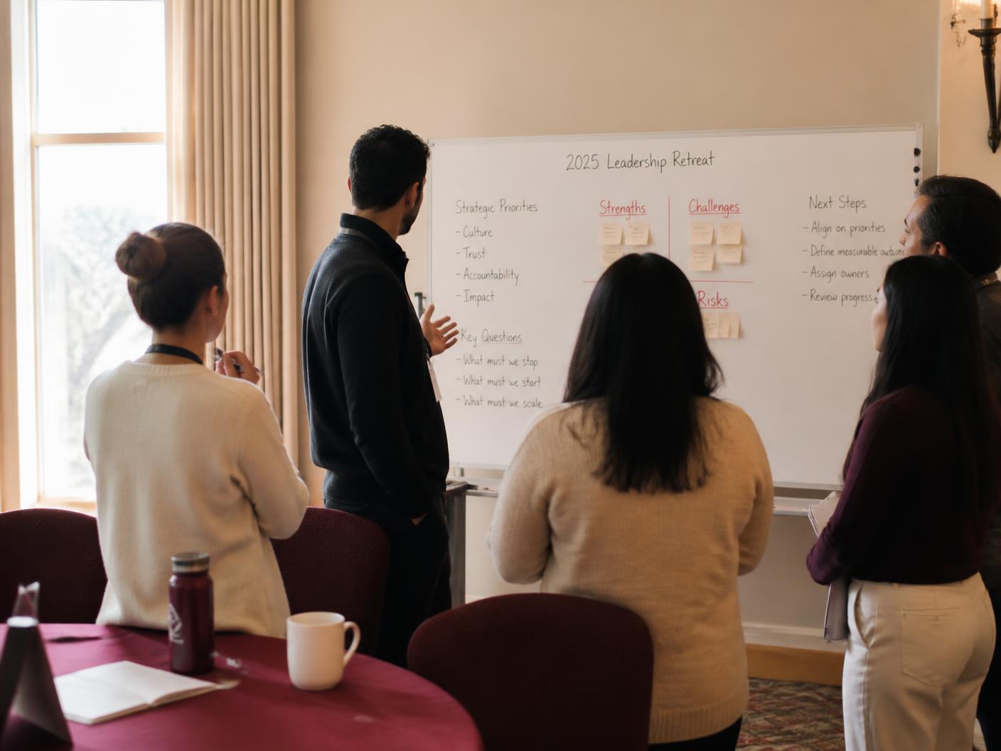 Monica Thakrar facilitating an ASPIRE workshop session